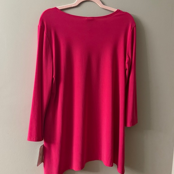 CLARA SUNWOO Fuchsia Tunic Top - Picture 4 of 4